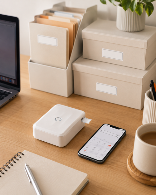 Using the mini printer in a home office